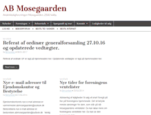 Tablet Screenshot of abmosegaarden.info